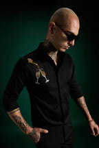 The Champagne Shirt - Black