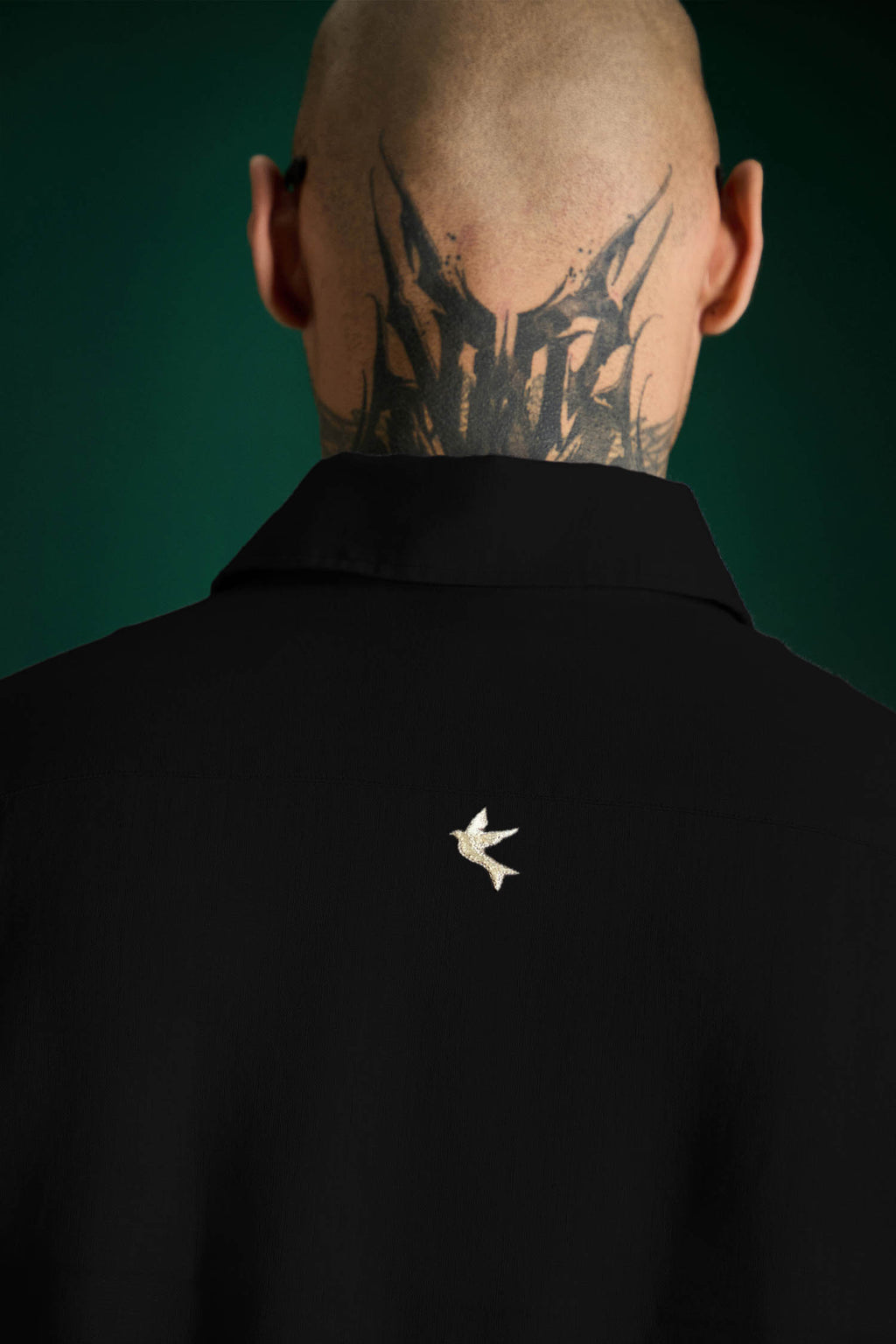 Bird Irish Linen Shirt - Black