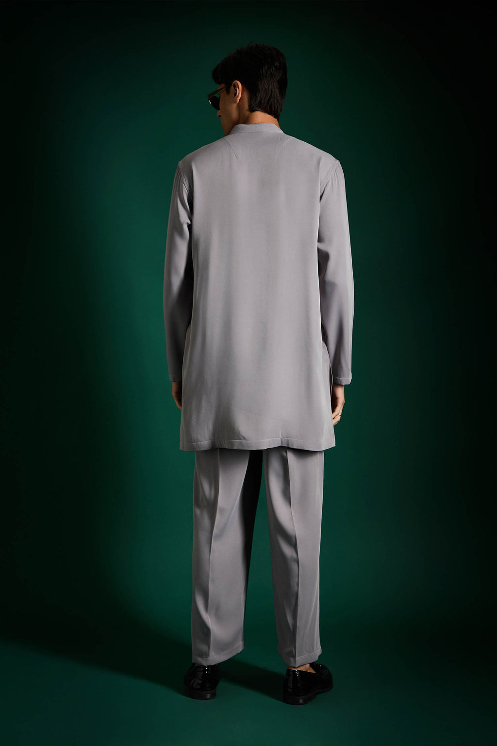 Echelon Designer Kurta Set - Cool Grey