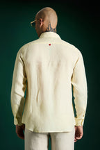 Heart Irish Linen Shirt - Ivory