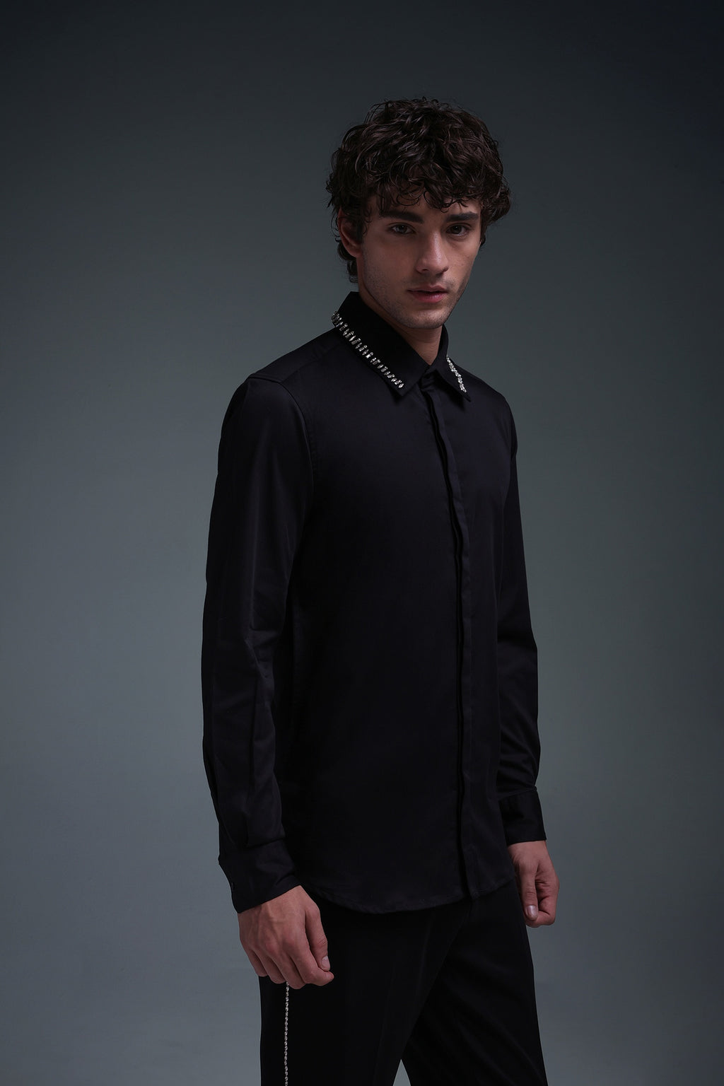 Kingsley - Hand Embroidered Designer Shirt