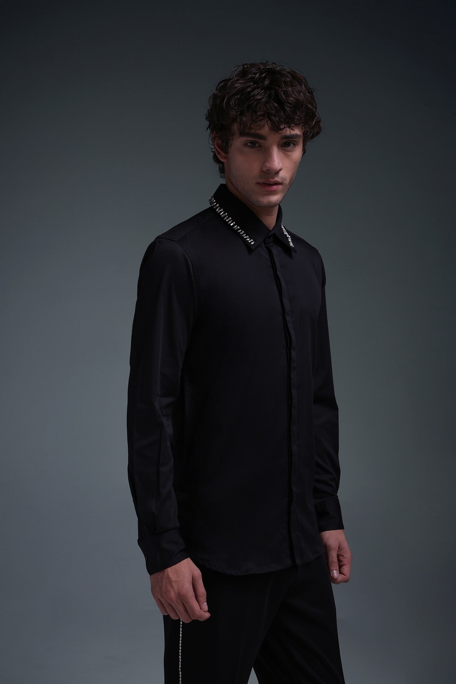 Kingsley - Hand Embroidered Designer Shirt