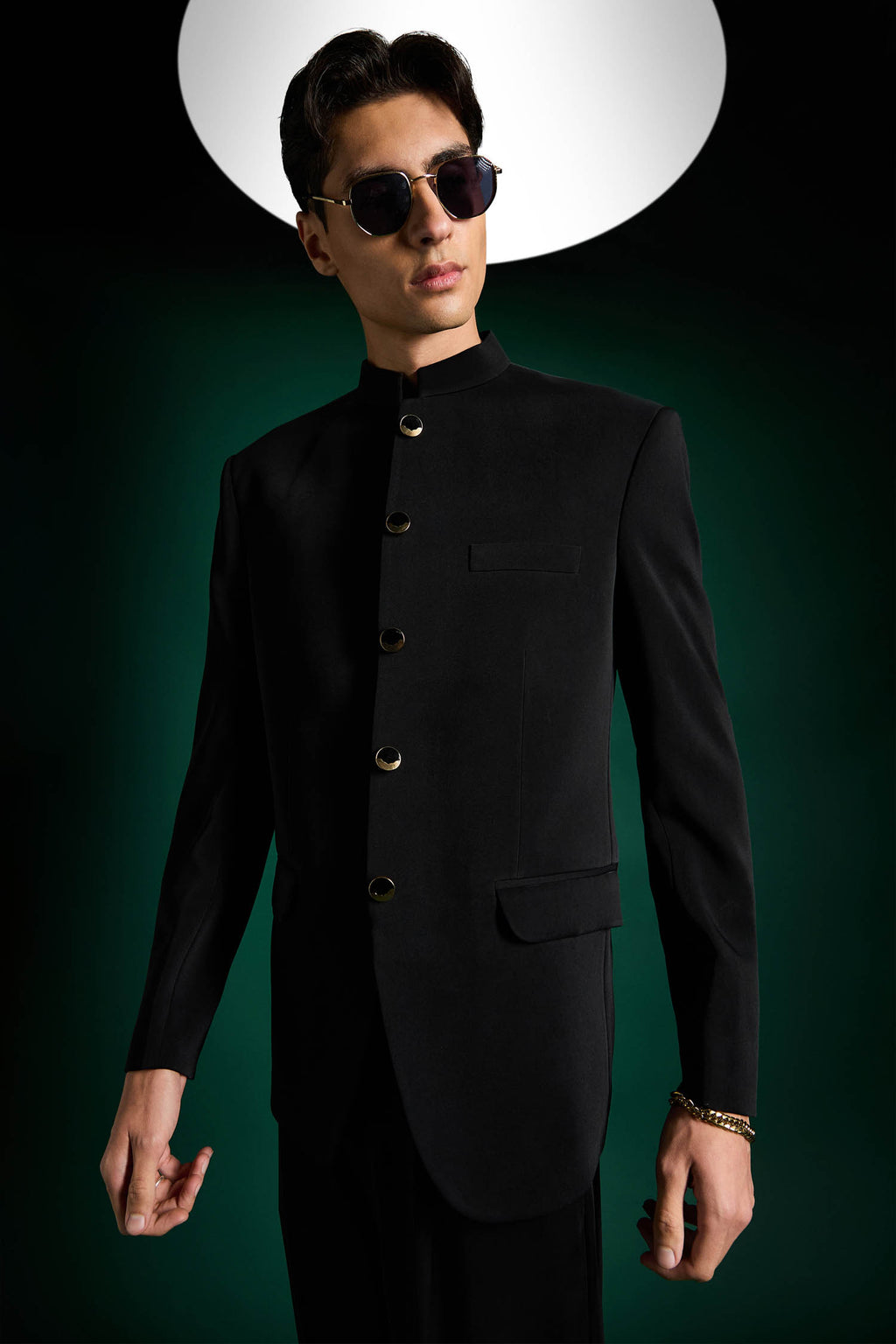 The Highness Bandhgala - Black