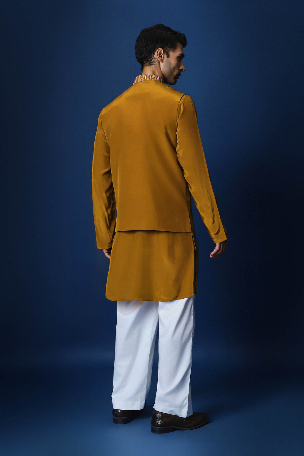 Mustard Bundi Kurta