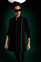 Echelon - Designer Kurta Set - Black