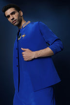 Bee Bundi Kurta - Royal Blue