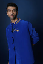 Bee Bundi Kurta - Royal Blue