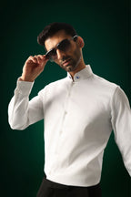 Avaia - Hand Embroidered Designer Shirt