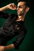 Bison(Bull) - Hand Embroidered Designer Shirt