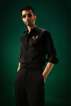 Bison(Bull) - Hand Embroidered Designer Shirt