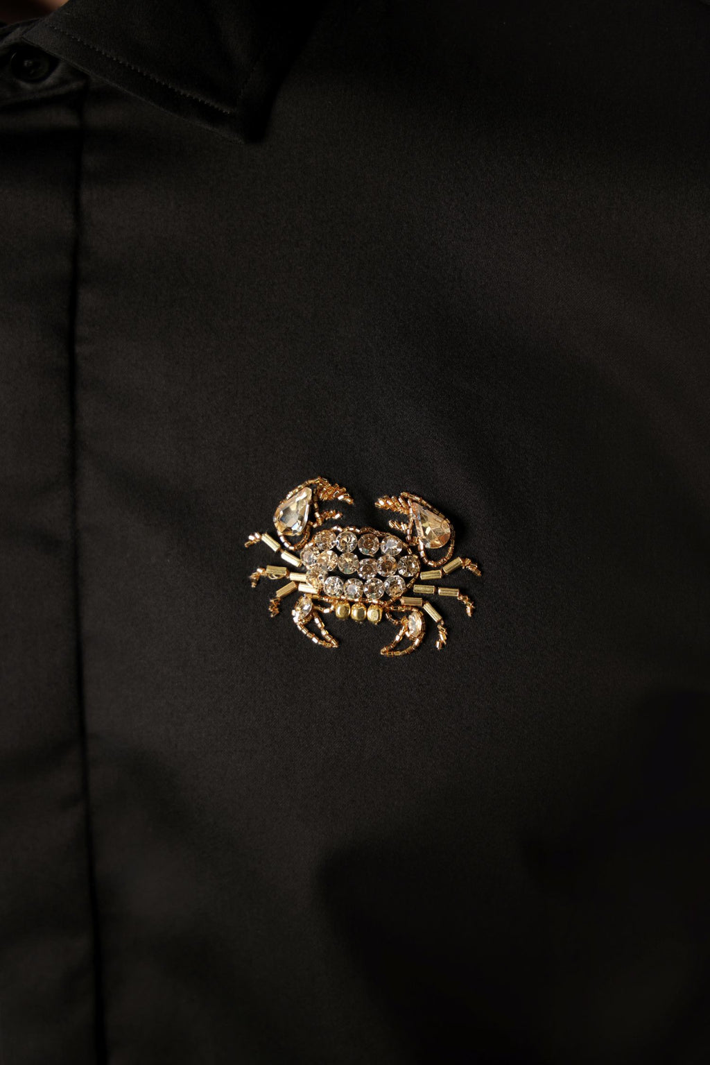 Crab - Hand Embroidered Designer Shirt