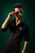 Crab - Hand Embroidered Designer Shirt