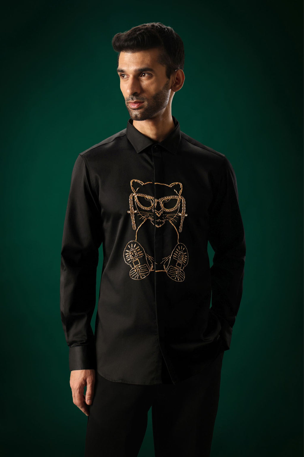Fashion Icon - Hand Embroidered Designer Shirt