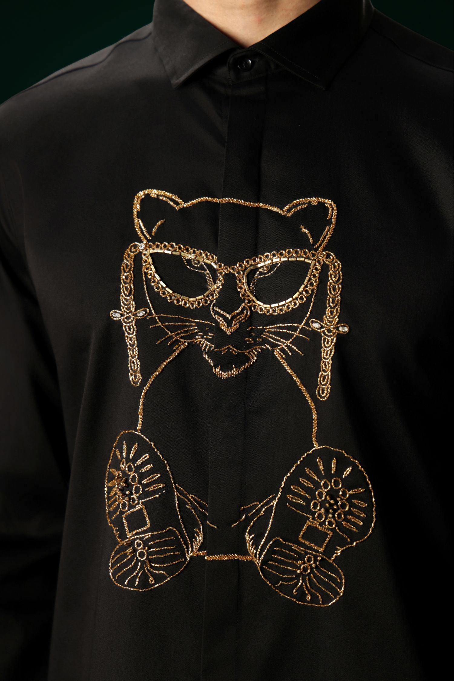 Fashion Icon - Hand Embroidered Designer Shirt