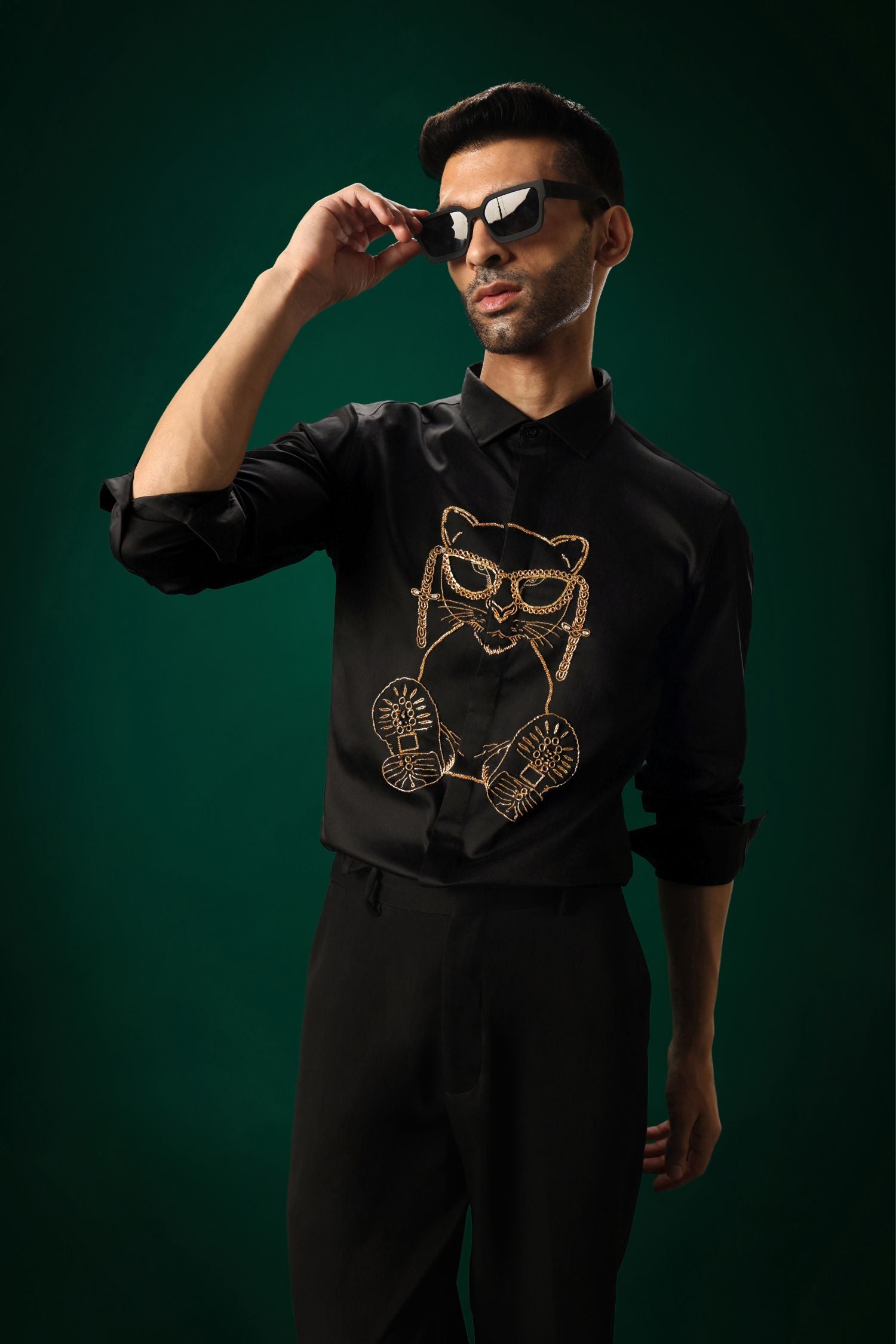 Fashion Icon - Hand Embroidered Designer Shirt