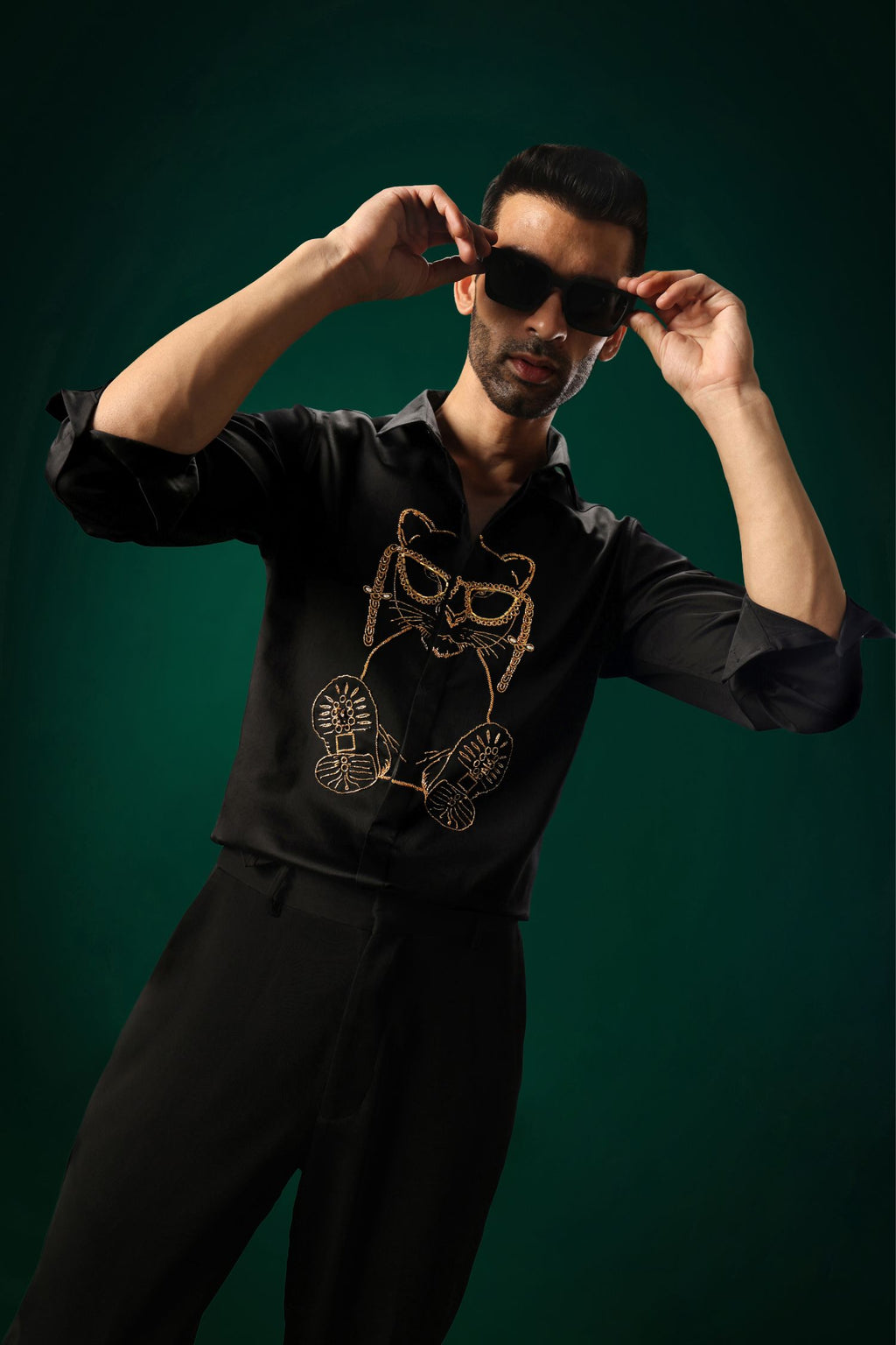 Fashion Icon - Hand Embroidered Designer Shirt