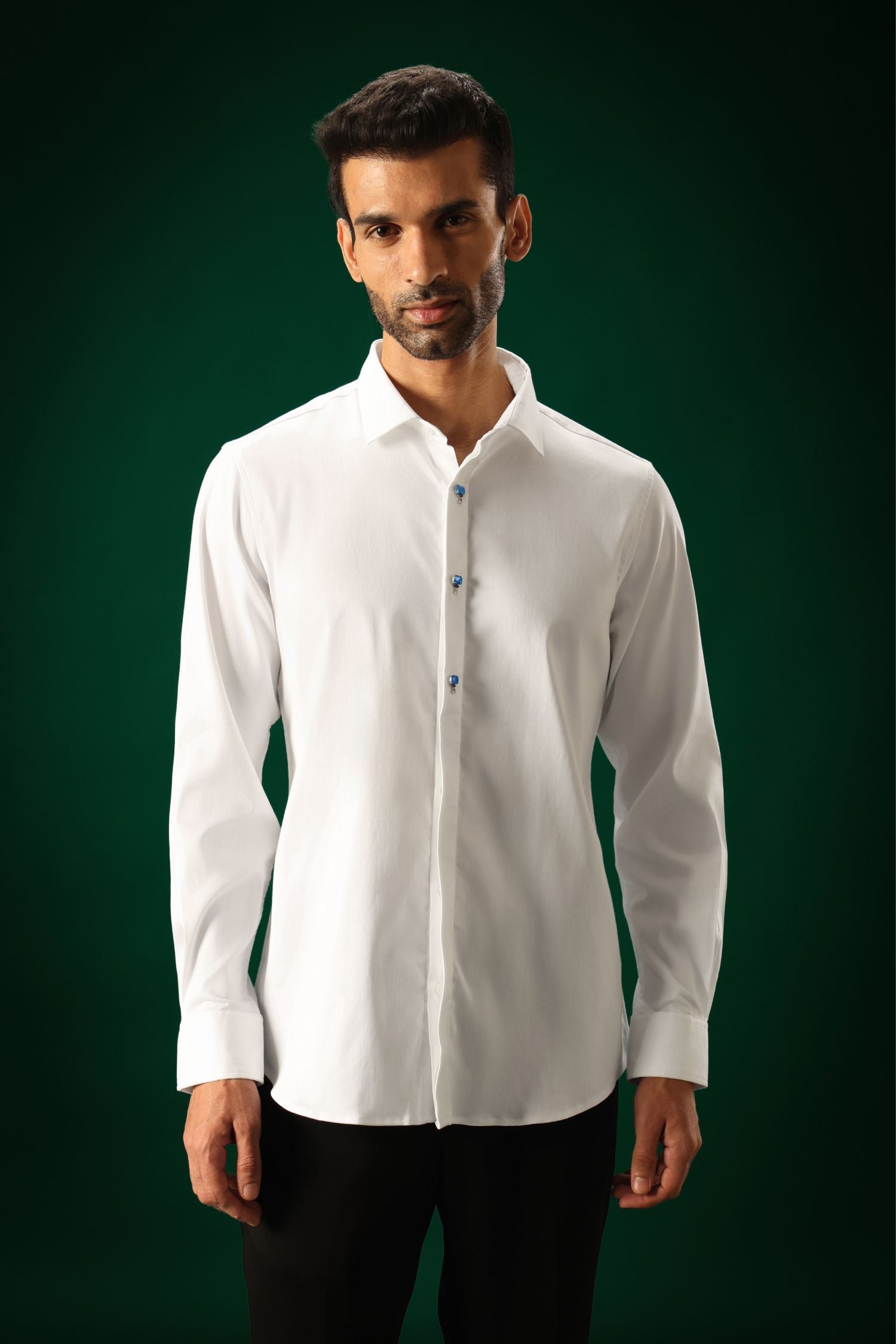 Izel - Hand Embroidered Designer Shirt