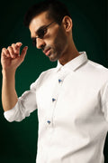 Izel - Hand Embroidered Designer Shirt