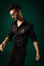 Leo(Lion) - Hand Embroidered Designer Shirt
