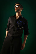 Phantom(Panther) - Hand Embroidered Designer Shirt