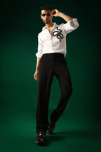 Slither(Snake) - Hand Embroidered Designer Shirt
