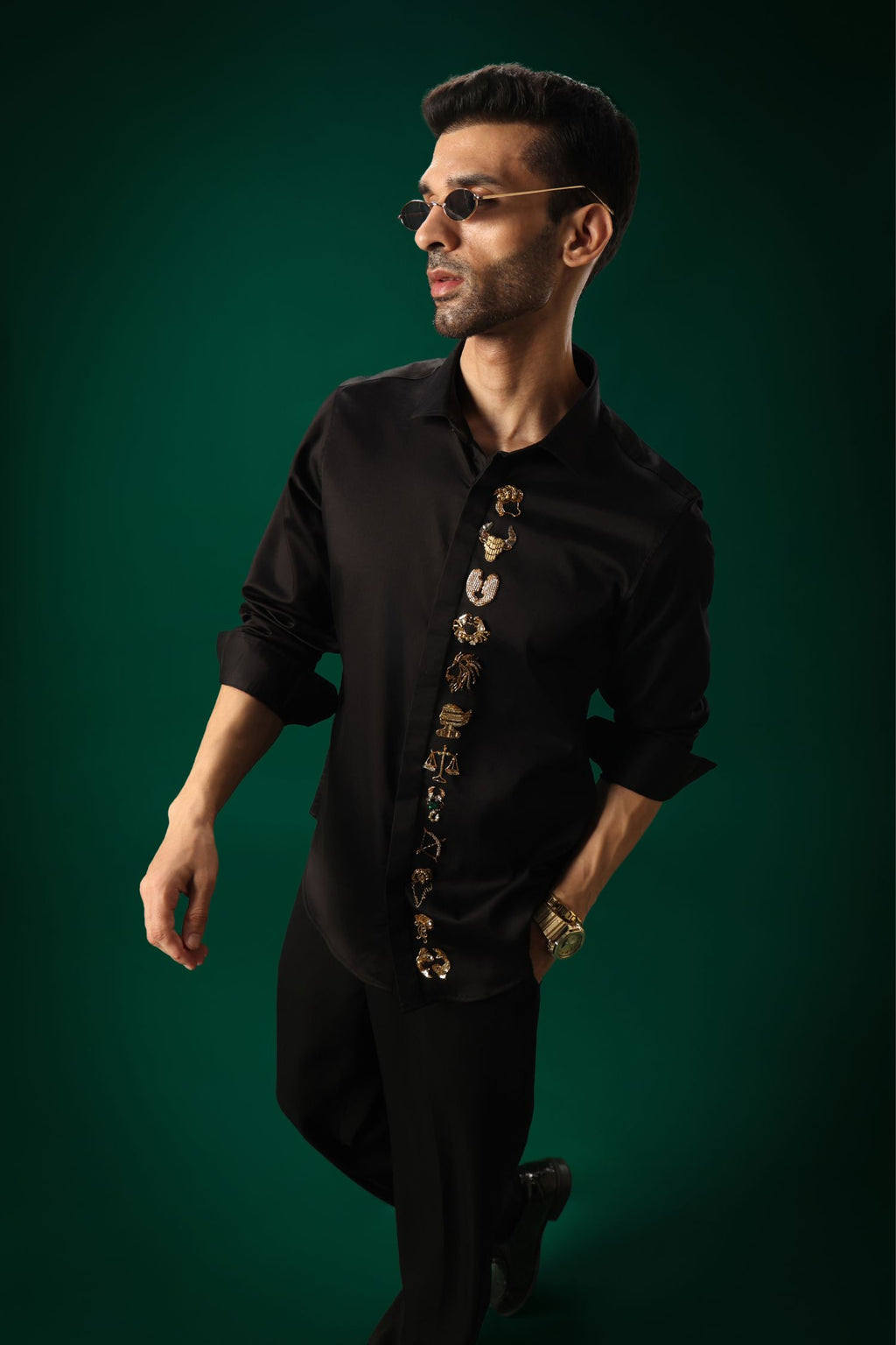 Zodiac Signs - Hand Embroidered Designer Shirt