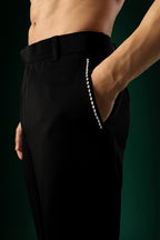 Ice Stone - Hand Embroidered Designer Pant