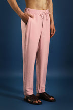 Regular Fit Trousers - Pink