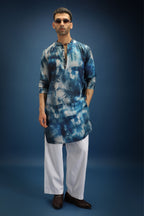 Denim Designer Kurta - Blue