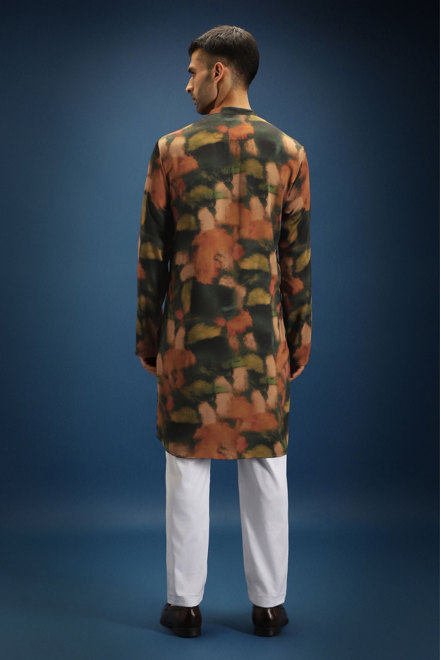 Rust Designer Kurta