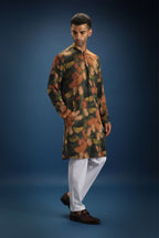 Rust Designer Kurta